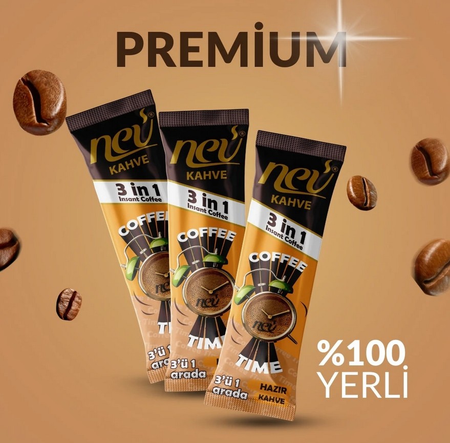 Nev Kahve 3 in 1 Coffee Time Stick Sachet